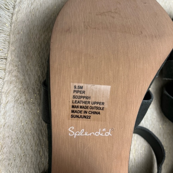 Splendid Piper Platform Sandal Size 9.5 Suede Dark Sage Green Boho Chic Summer - Picture 8 of 10